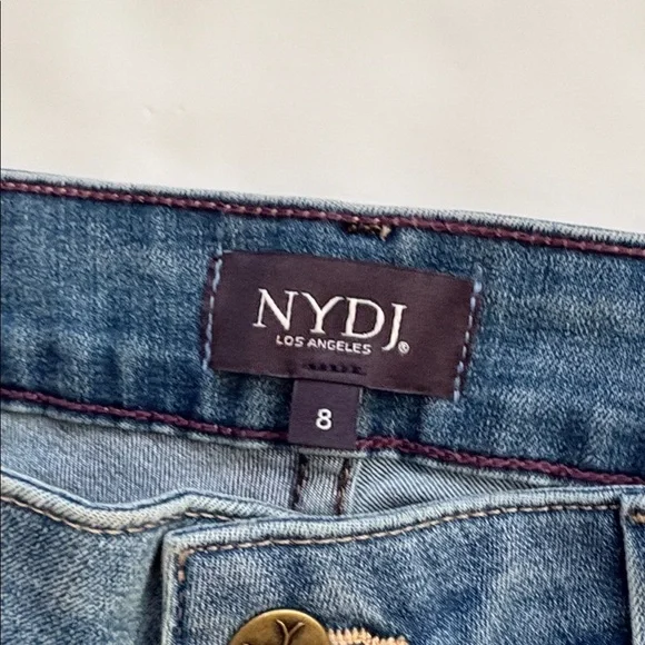 NYDJ Women's Dayla Wide Cuff Capri Jeans - Picture 2 of 12